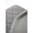 Стул HALMAR K525 серый/черный